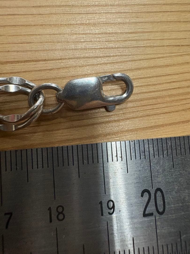 シルバーブレスレット 19.8cm 16.75g