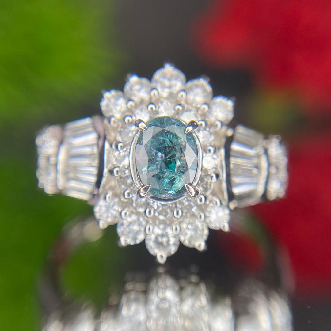 天然非加熱アレキサンドライト ダイヤモンド 計1.06ct PT900 - メルカリ