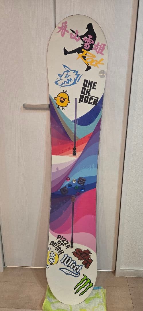 Burton買い揃え！ スノーボード板&ビンディング カバー2種類付き！
