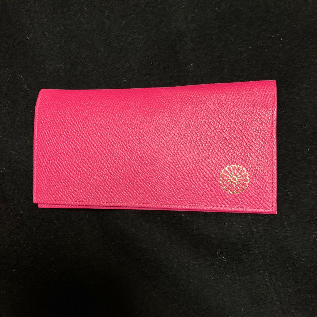 皇居限定 長財布 ピンク 牛革 新品 - メルカリ