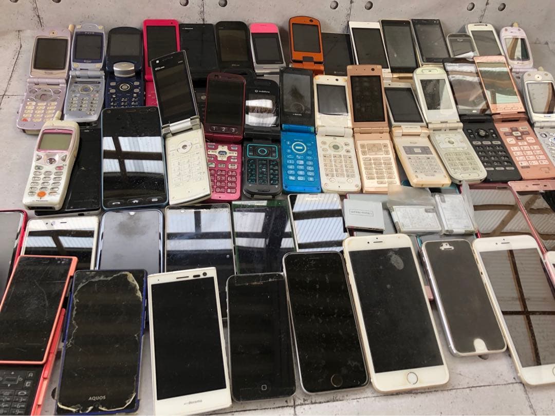 携帯電話 ジャンク品 計50台 まとめ売(L125) | 激安通販のイーサプライ