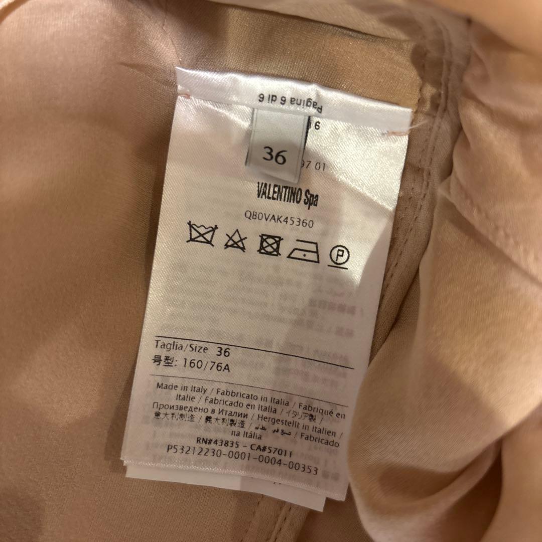 VALENTINO 膝丈半袖ワンピース 36サイズ