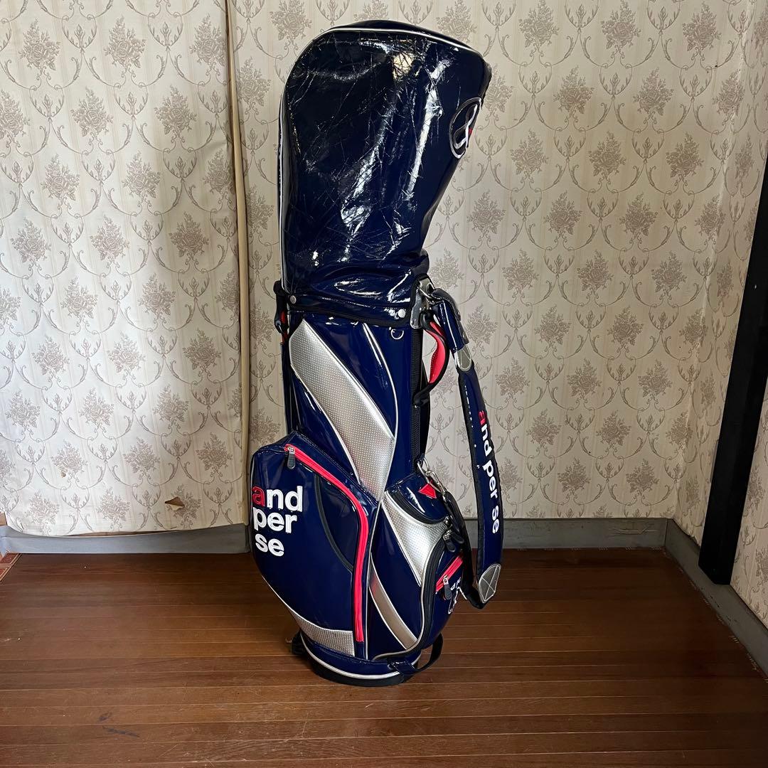 【中古品】and per se/アンパスィ スタンドキャディバッグ 限定カラー 楽天市場】アンパスィ and per se GDO限定 スタンドキャディバッグ