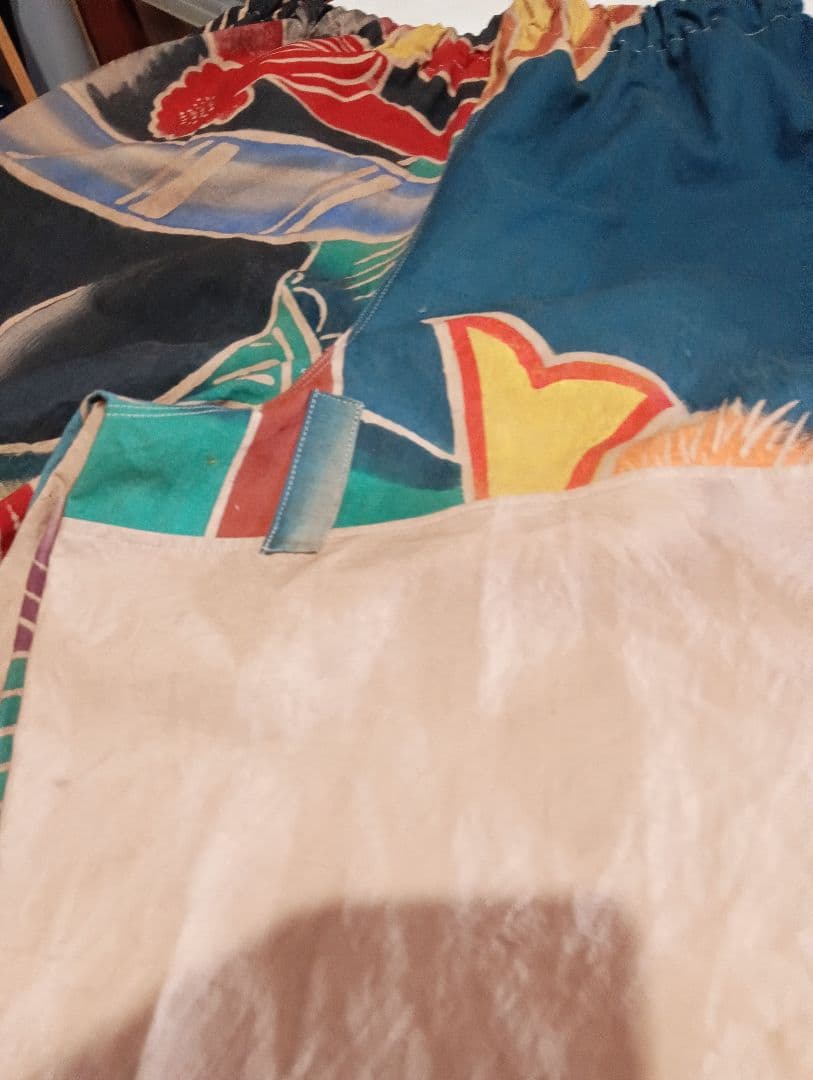 ジ*ョ様 ☆家紋幟旗のパンツ☆柿渋染☆