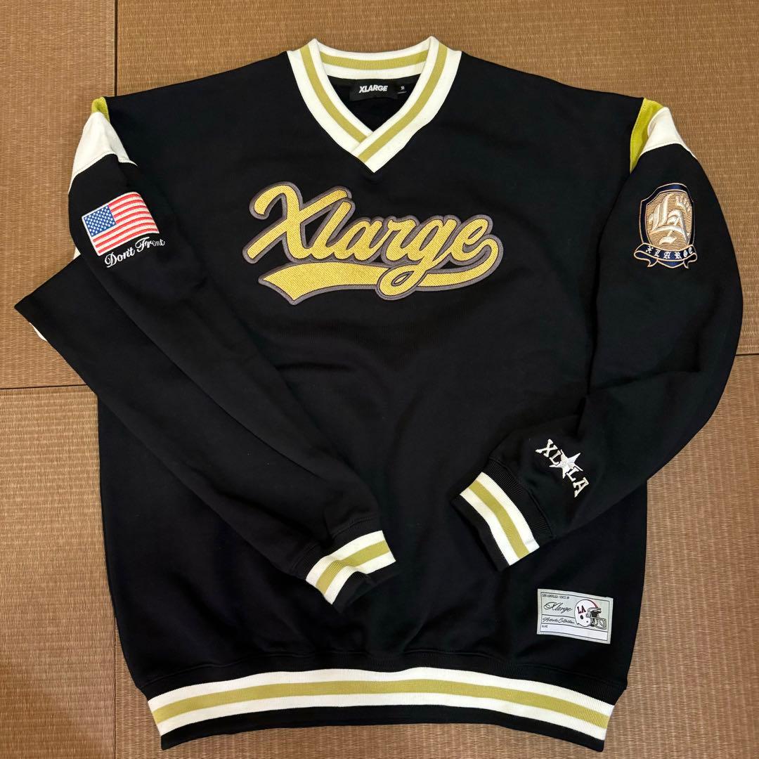 デカサイ 希少 McCoy's X-LARGE Vネック スウェット