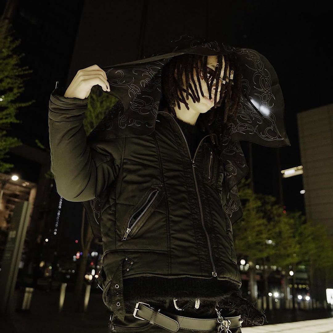 廃盤】 Yxngbratz Thorn Skull Scarf スカーフ