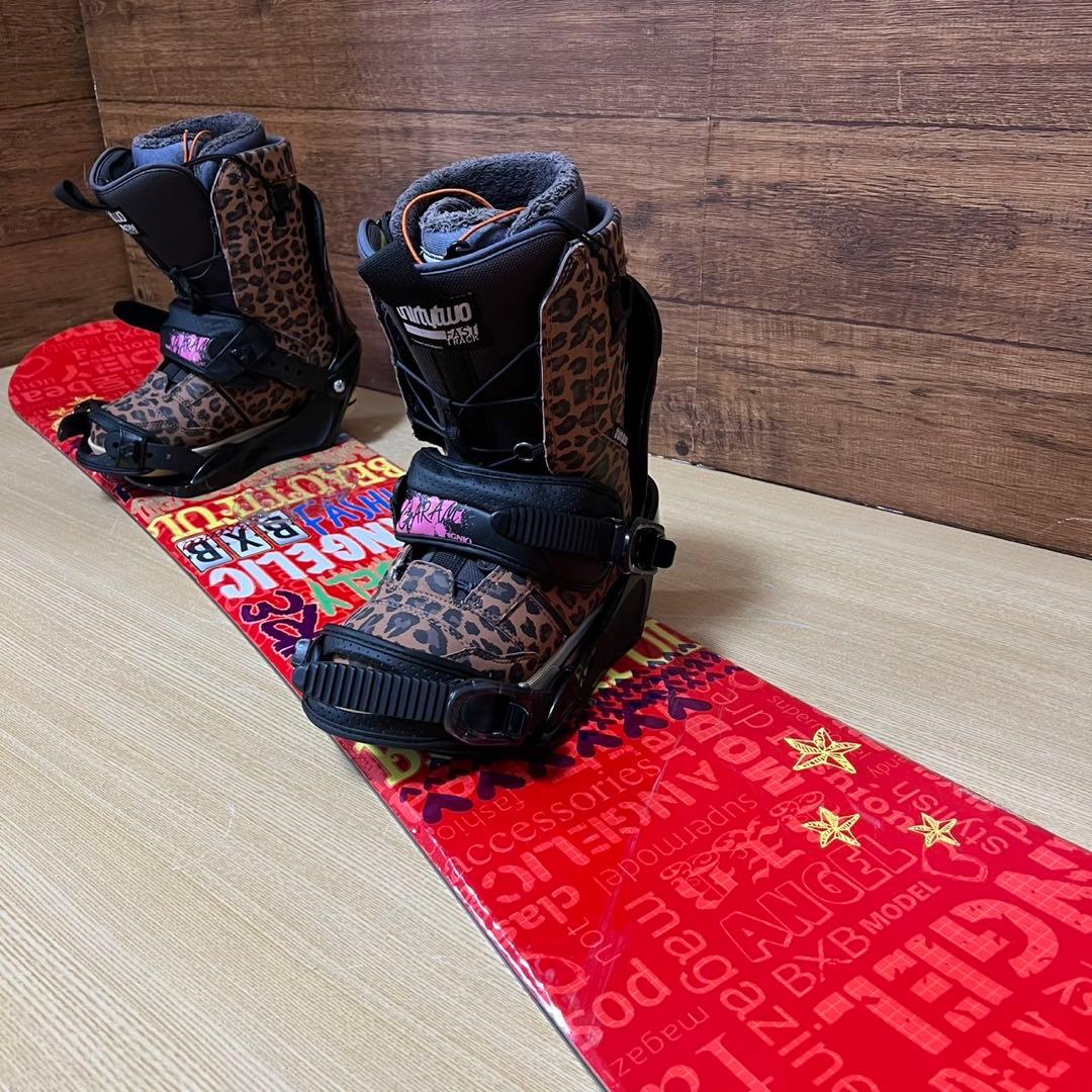 BXB IGNIO 初心者オススメ レディース スノーボード3点セット145cm