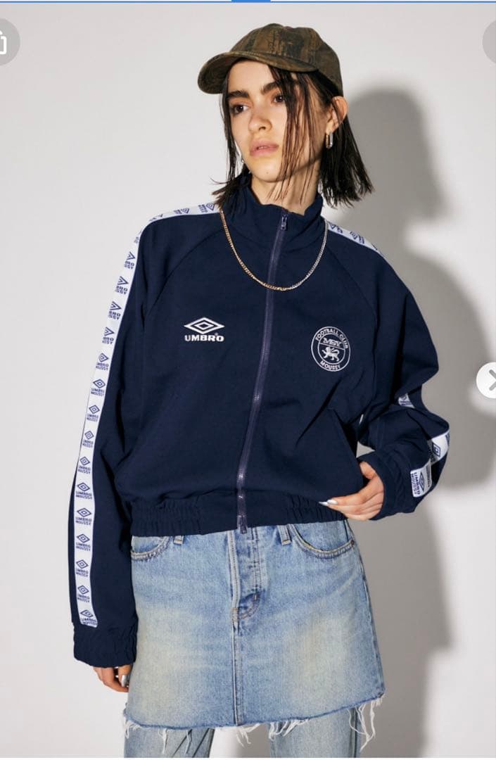 moussy UMBRO トラックジャケット ネイビー - メルカリ