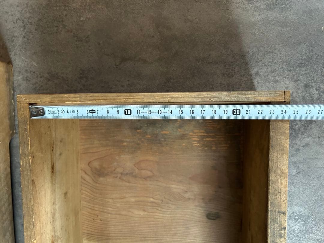 アンティーク 栗の木 本棚 オープンラック 飾り棚 古家具 店舗什器