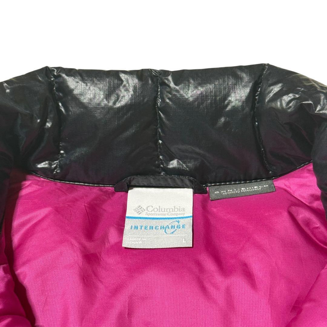 ガ*ー様 ✨超希少✨極暖Columbia ダウンジャケット ブラック L 光沢