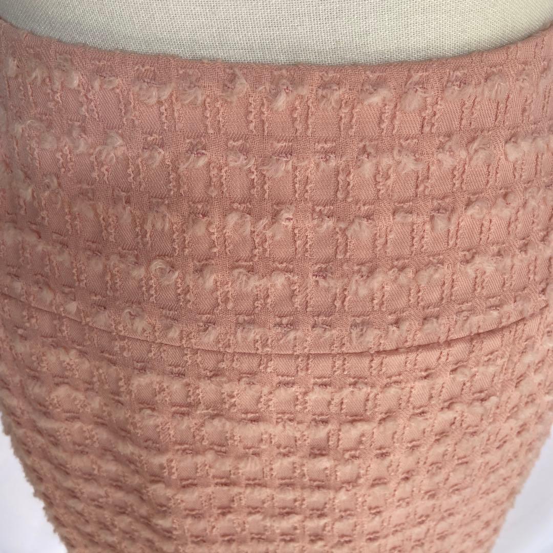 極美品】シャネル スカート サイドCCボタン❣️桜ピンク❣️入卒式も38