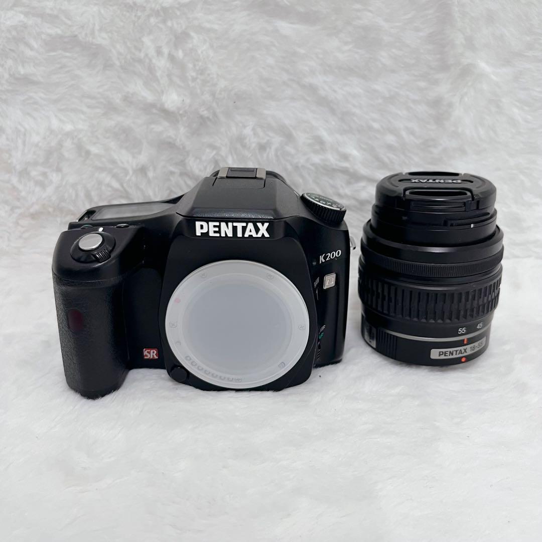 □ 元箱付き美品□ ペンタックス PENTAX K200D レンズキット