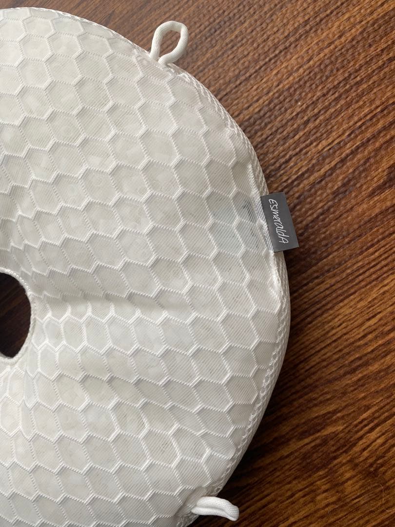 美品⭐︎エスメラルダ 最上位モデル ドーナツ枕 カバー2枚＋収納袋