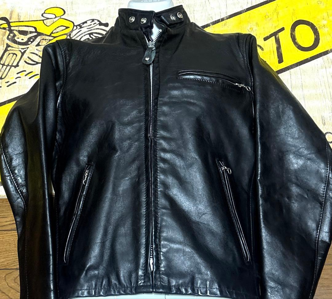 美品‼️schott641 34インチ　ライダース　インナーボア付 schott - Schott 641 ライダース インナーボア付 34の通販 by タイム