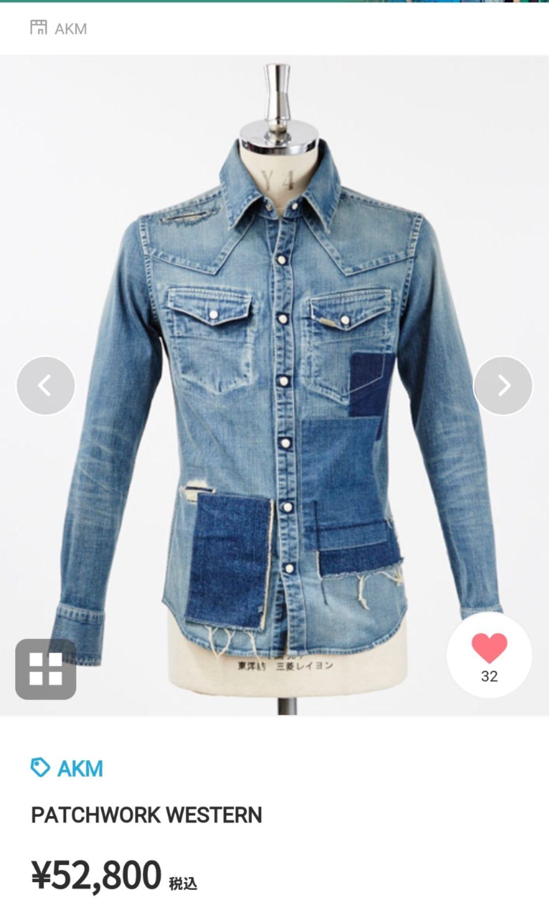 B'z 稲葉浩志 着用 デニムシャツ AKM - メルカリ