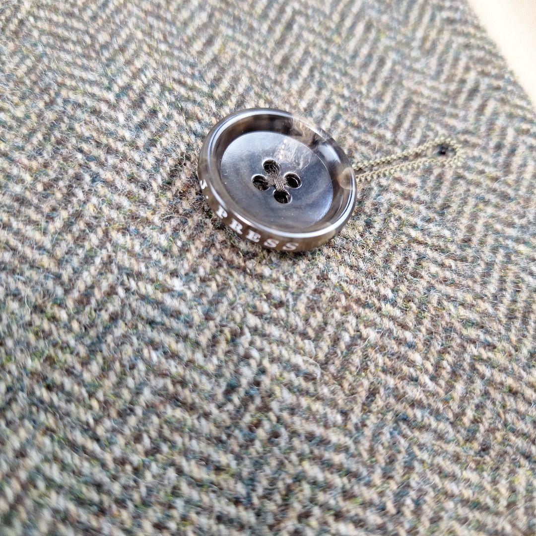 J.PRESS RADONOR ツイード リバーシブル ステンカラーコート M