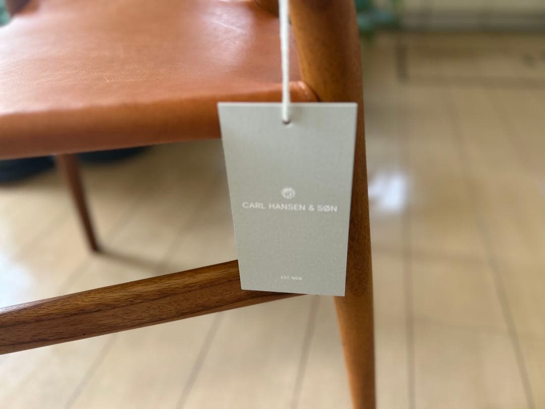 未使用2脚セット Yチェア 2022年バースデー限定 チーク✖️レザー