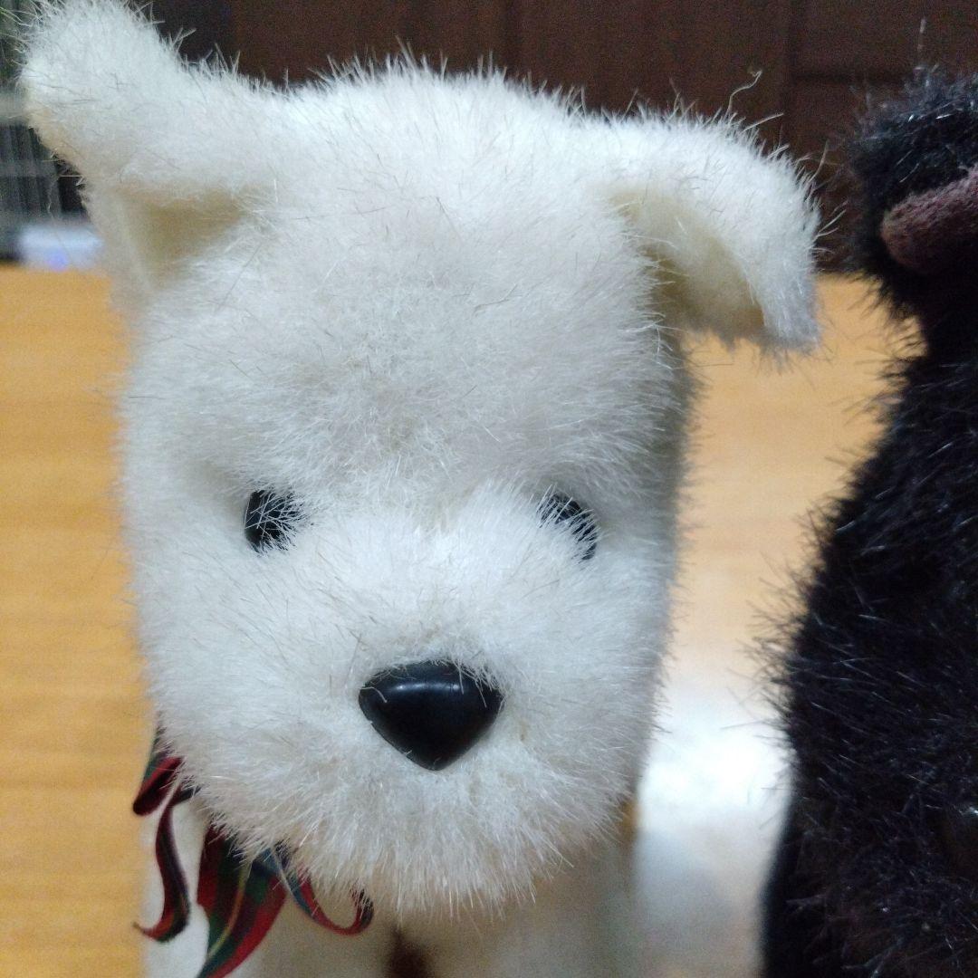 吉徳ぬいぐるみ 犬 テリア 子犬 ペア レトロ 最 安 価格