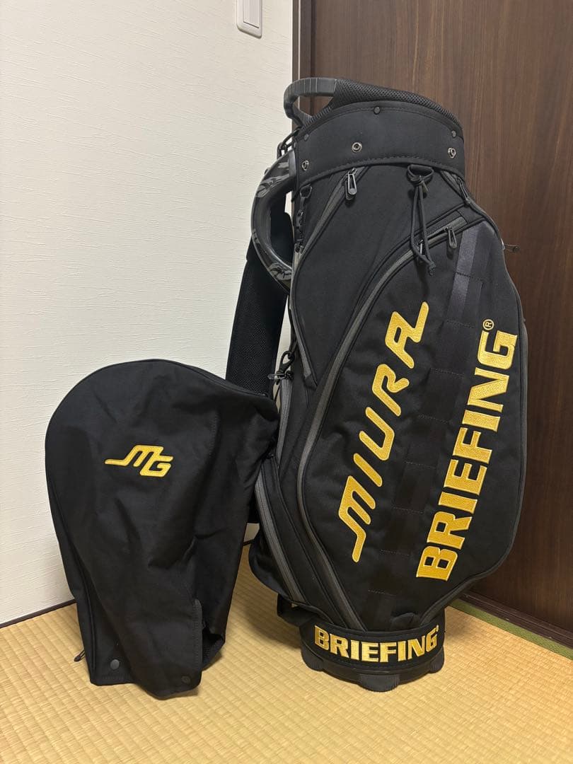 希少　限定　ブリーフィング　三浦技研　キャディバッグ　コラボ　ゴルフバッグ wow様専用 ブリーフィング✕三浦技研 コラボゴルフ キャディバッグ