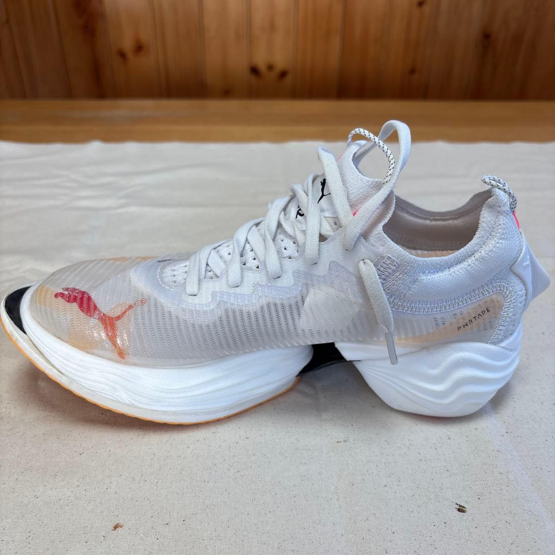 Puma Puma NITORO ELITE 25 スニーカー ホワイト/オレンジ NITORO