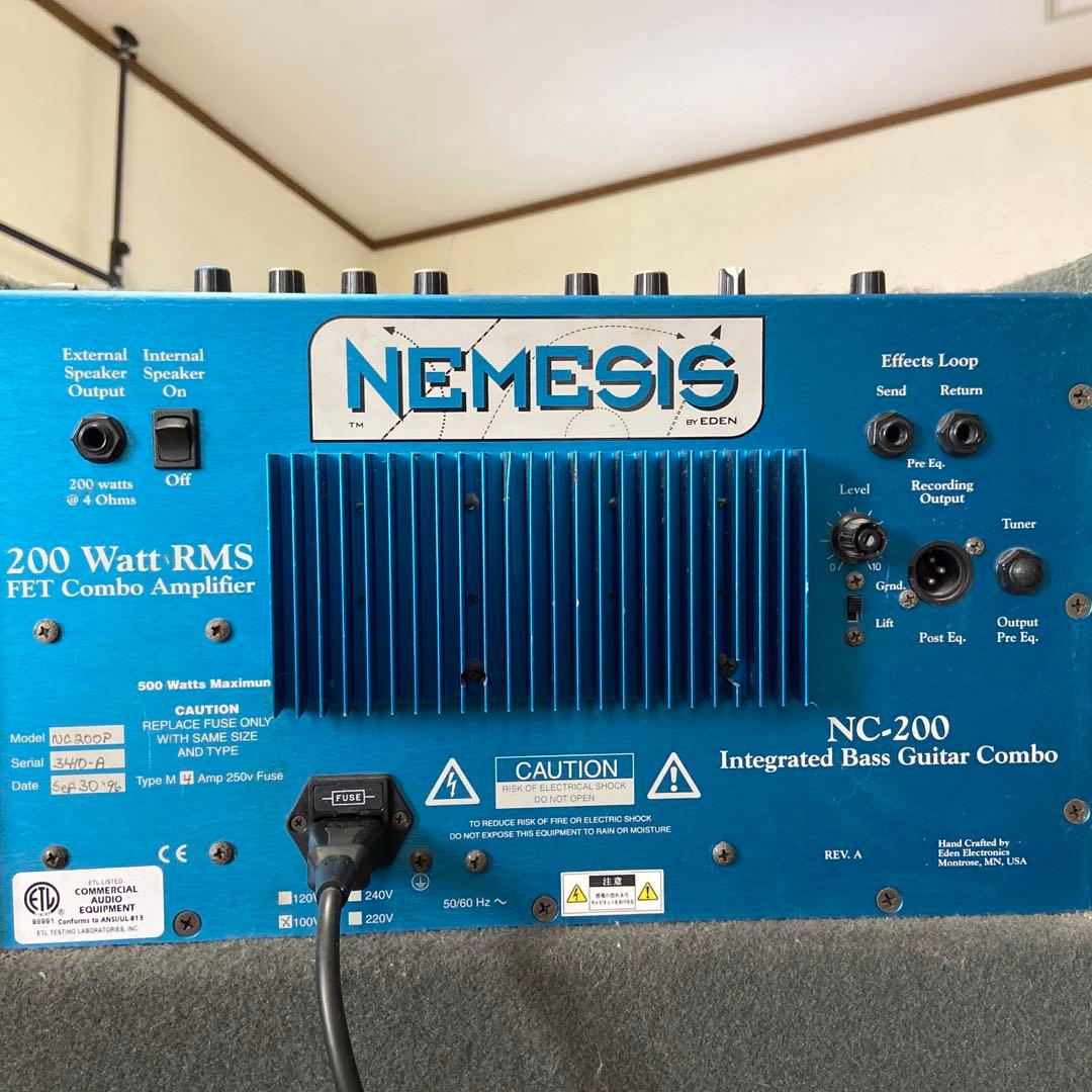 NEMESIS by EDEN NC-200 ベース用アンプ200W 専用 - メルカリ