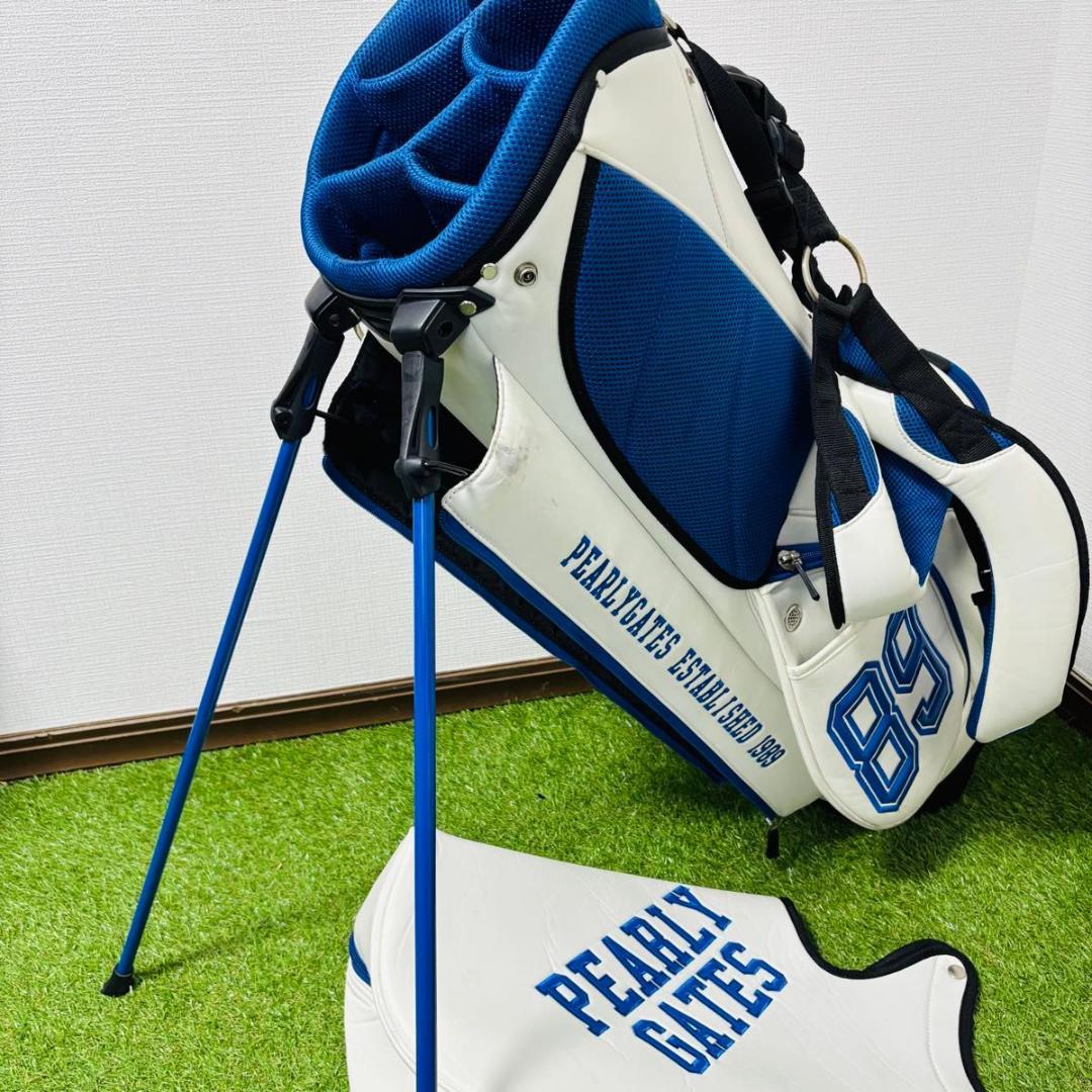 PEARLY GATES パーリーゲイツ　スタンド　キャディバッグ　ゴルフバッグ 楽天市場】パーリーゲイツ ゴルフ 合皮スタンドキャディバッグ