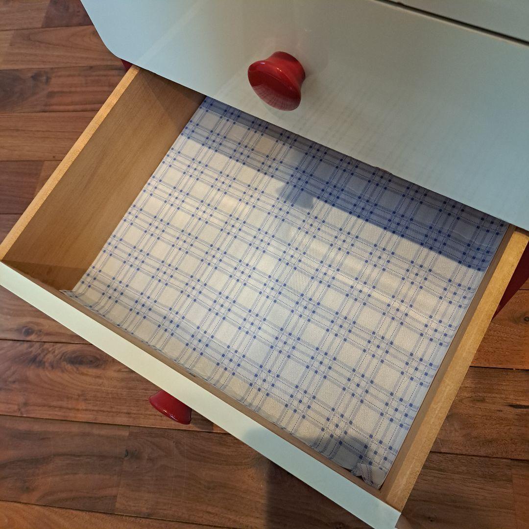 大幅値下げ スペースエイジ レトロ チェスト 赤 白 - メルカリ