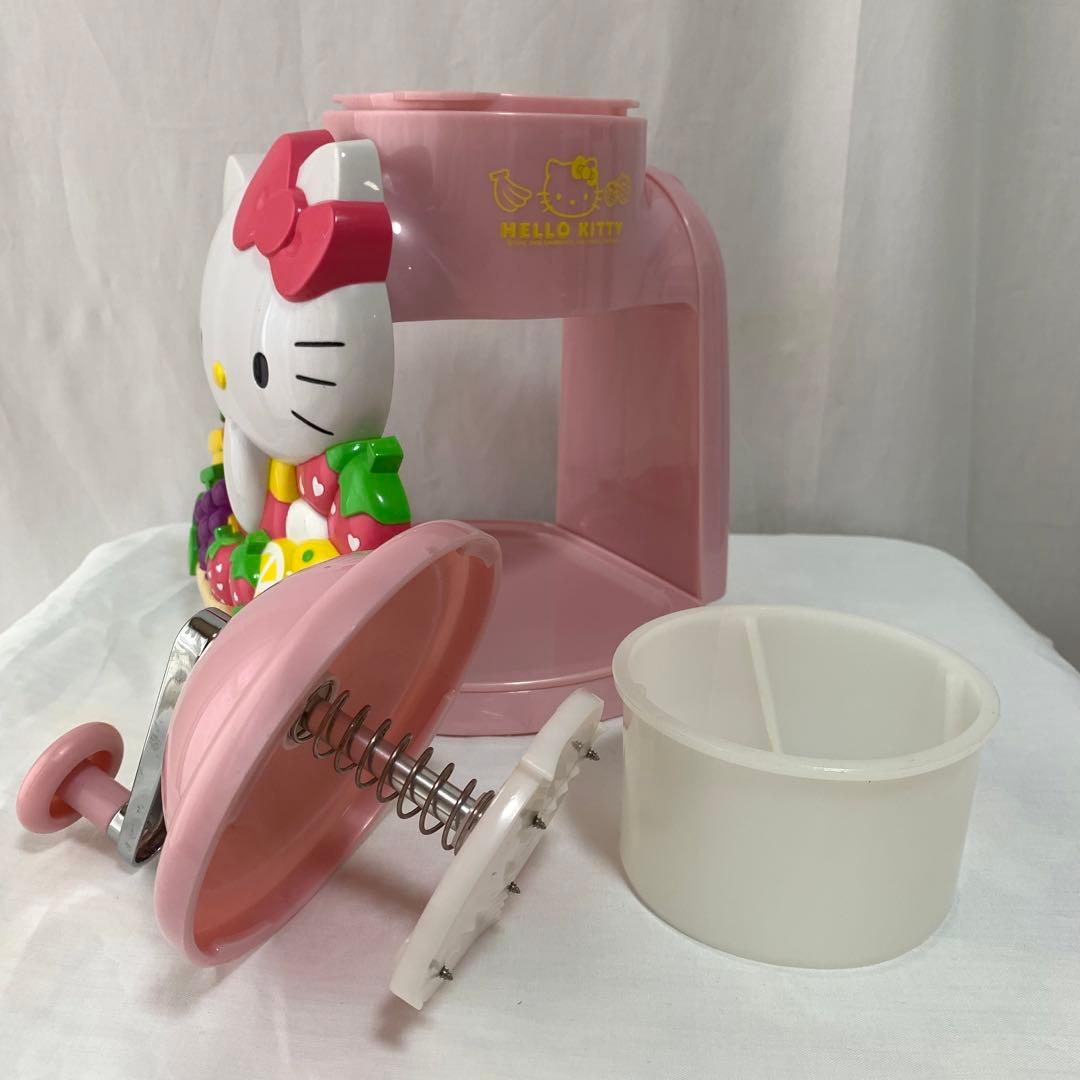 希少】HELLO KITTY 手動かき氷器 箱付 サンリオ 2005 当時物