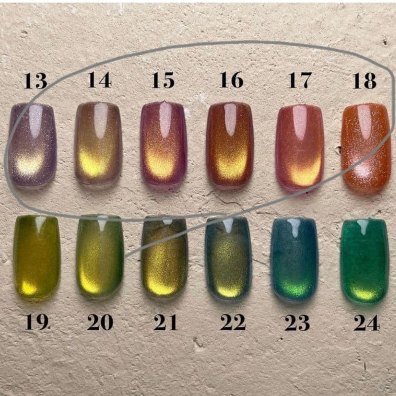 【新品未使用】énoi マグネットジェル《暖色》mg13～mg18 + f01