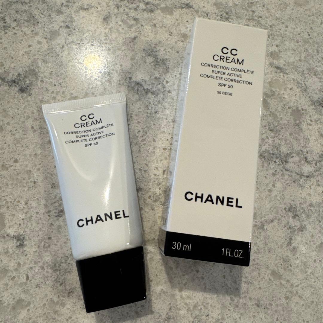 未開封★CHANEL CC CREAM 20 BEIGE 30ml CHANEL（シャネル） CCクリームN #20 BEIGE SPF50/PA+++ 30ml : Good