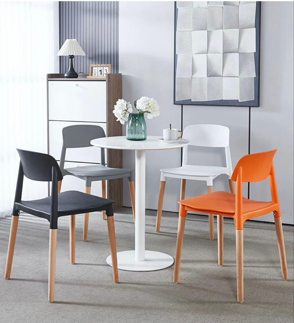 ダイニングチェア マカロン色椅子 おしゃれ