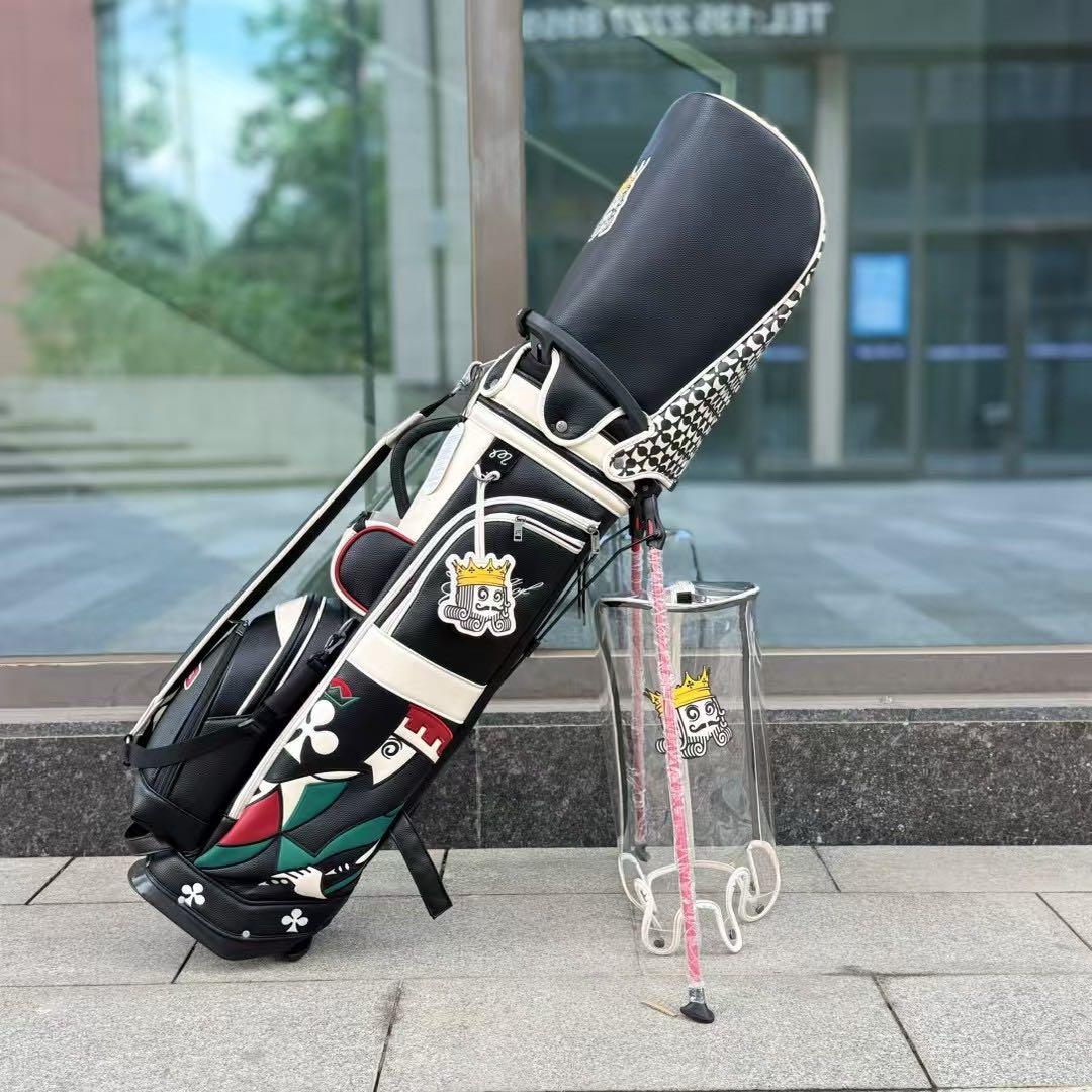 CRAVIN GOLF チェック柄キャディバッグ