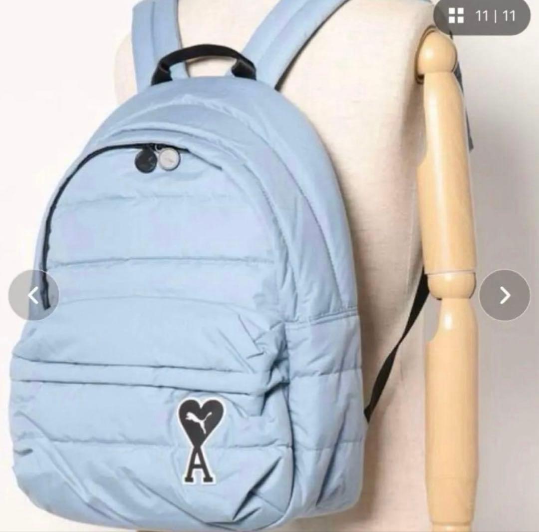 Puma Amiparis コラボリュック PUMA X AMI]☆Backpack Ami☆韓国大人気☆男女共用☆ (AMI PARIS
