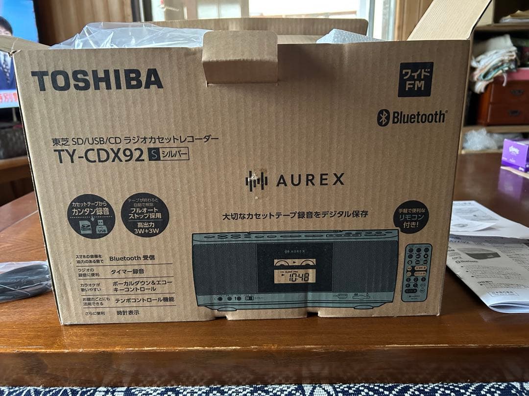 TOSHIBA TY-CDX92 Bluetoothラジカセ TY-CDX92 | CDラジカセ | 東芝ライフスタイル株式会社