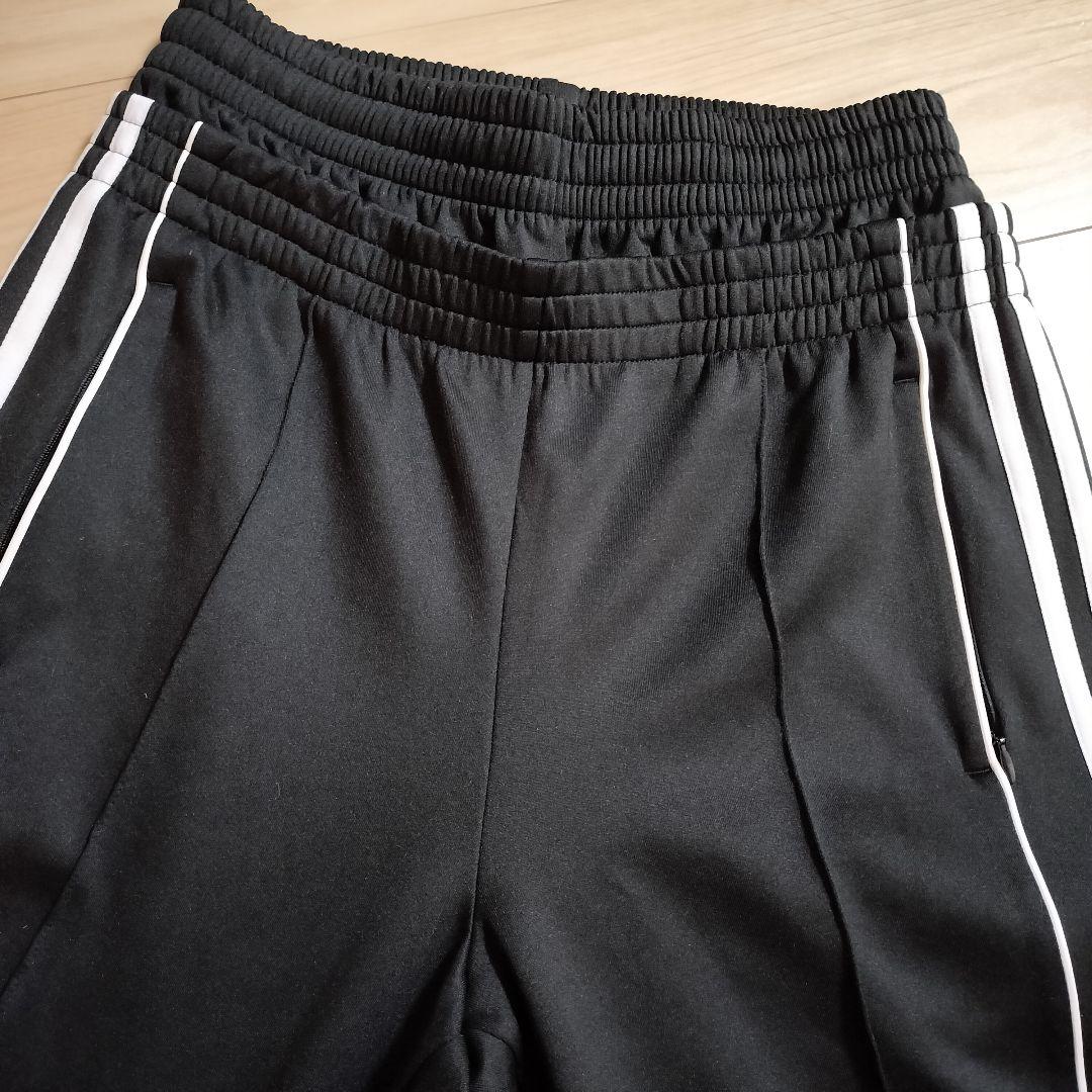 アディダス 黒 ダブルウエスト アディブレイク スナップパンツ