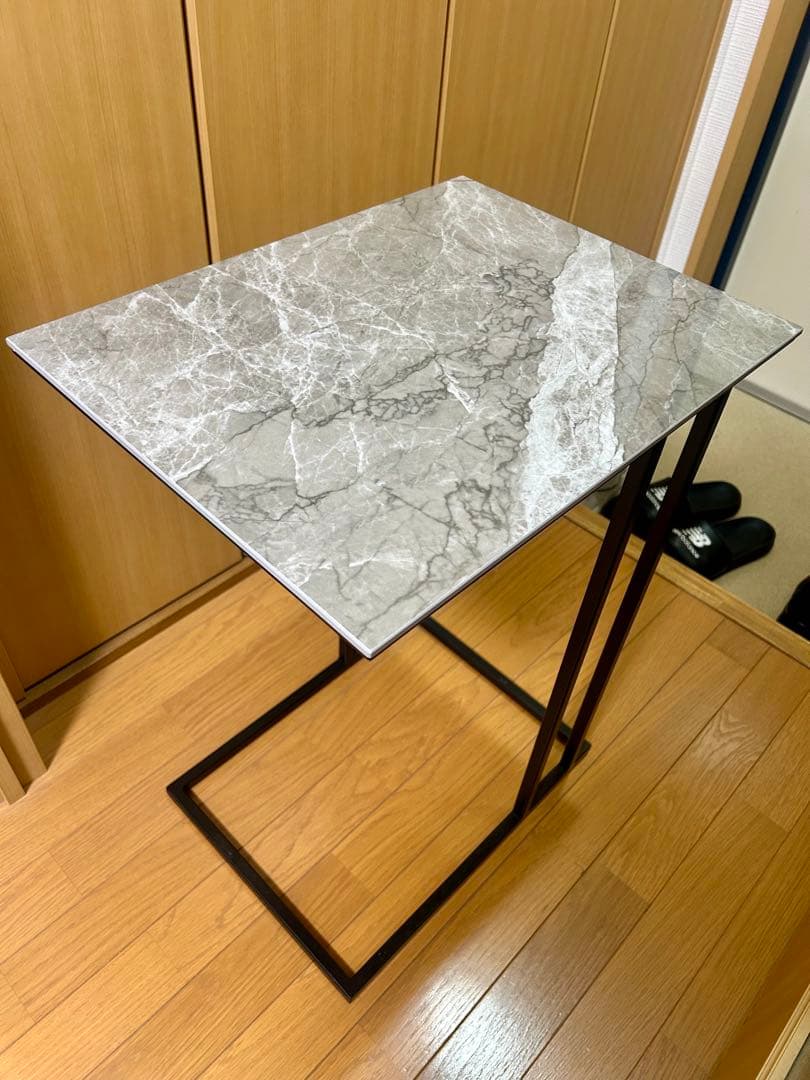 ニトリ サイドテーブル 大理石風 楽天市場】大人かわいいサイドテーブル(幅38cm) ニトリ メーカー直送