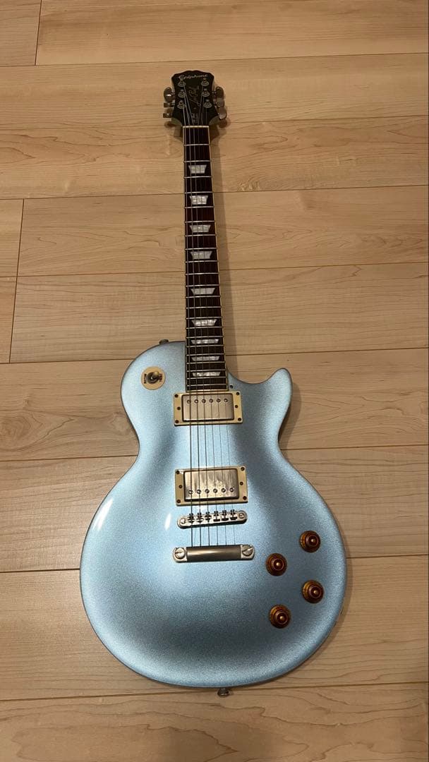 Epiphone Les Paul Standard メタリックブルー Epiphone Japan Les Paul Standard Blue Sparkle – Chicago Music Exchange