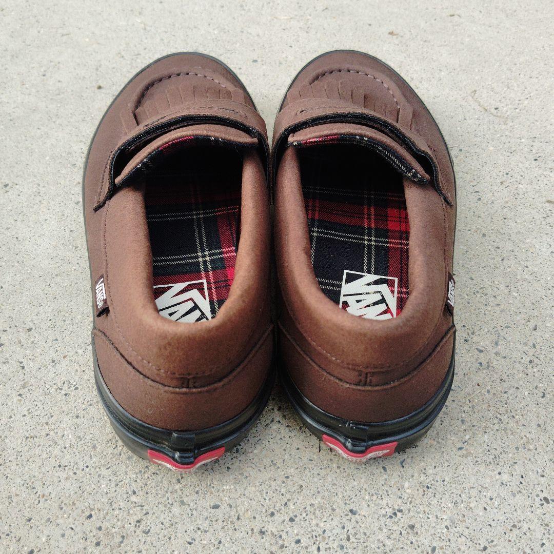 Vans fudge ローファー ブラウン 安く 買う