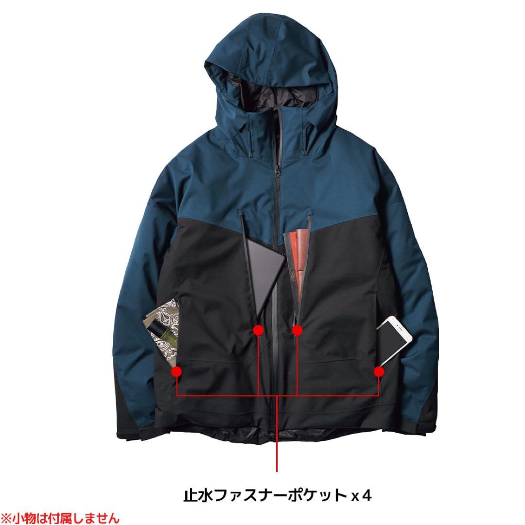 ワークマン 値下げ不可 イナレムプレミアム防水防寒コート ブラックLL