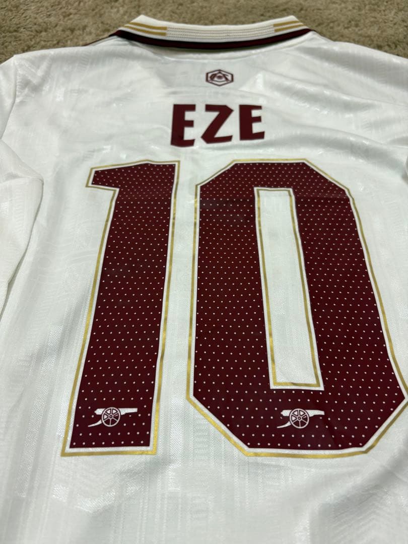 25-26 アーセナル10番 エゼ 長袖ユニフォーム - メルカリ