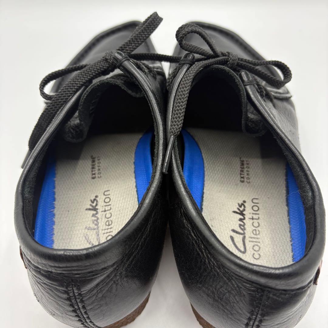 【Clarks】シェイカーⅡラン ワラビー モカシン 26.5cm 黒 軽量