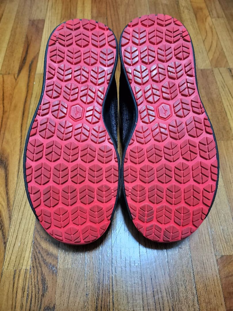 Mizuno BOAシステム安全靴 ブラック/レッド 23.0cm