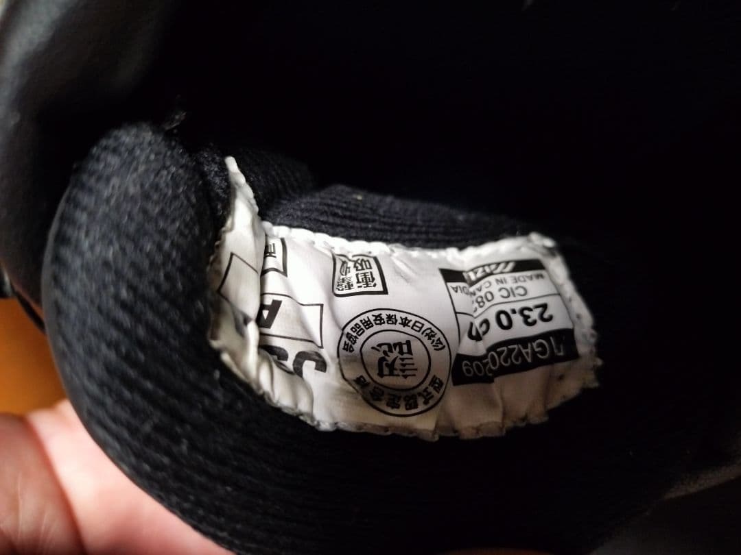 Mizuno BOAシステム安全靴 ブラック/レッド 23.0cm