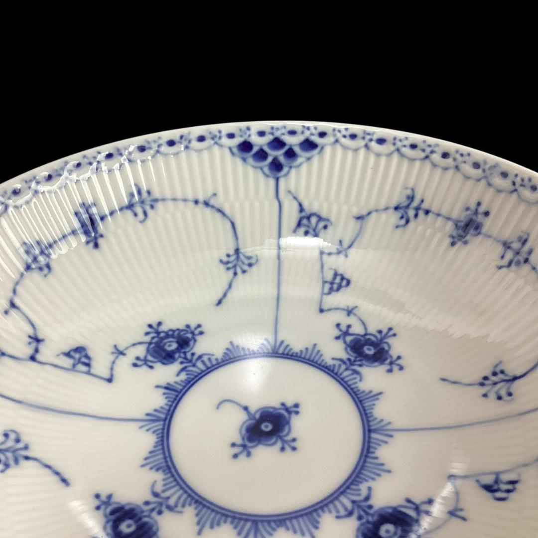 定価3.8万 ロイヤルコペンハーゲン ボウル 21.5cm ハーフレース