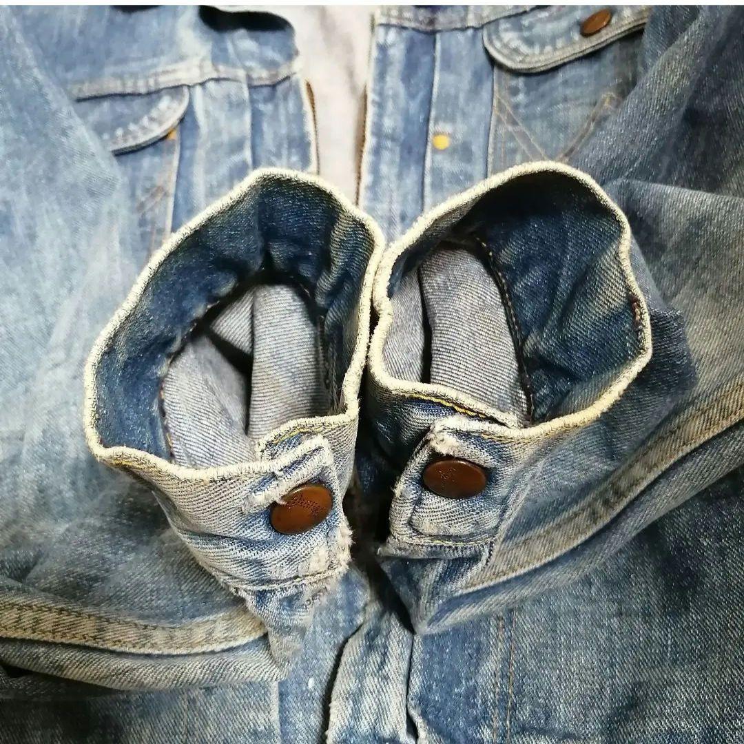 Wrangler 24MJZ 希少黒タグ初期 44 1970〜71ハギ有り