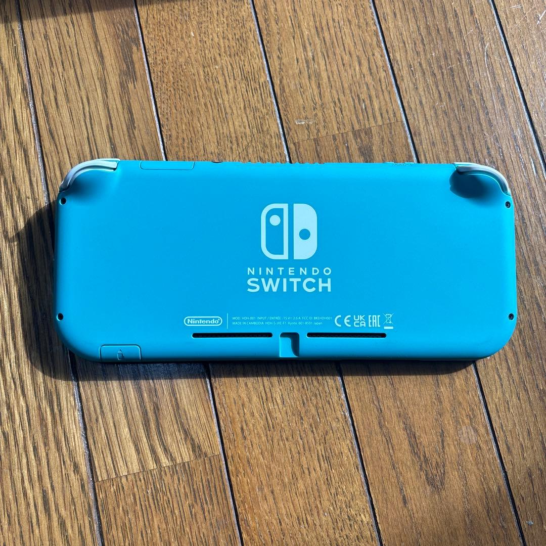 Nintendo Switch Lite ターコイズ 本体 モンハンライズ付き - メルカリ