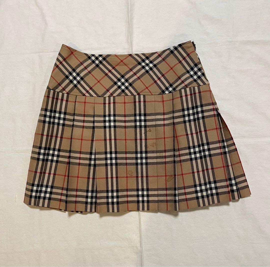 希少 安室ちゃん モデル Burberry チェック柄 スカート - メルカリ
