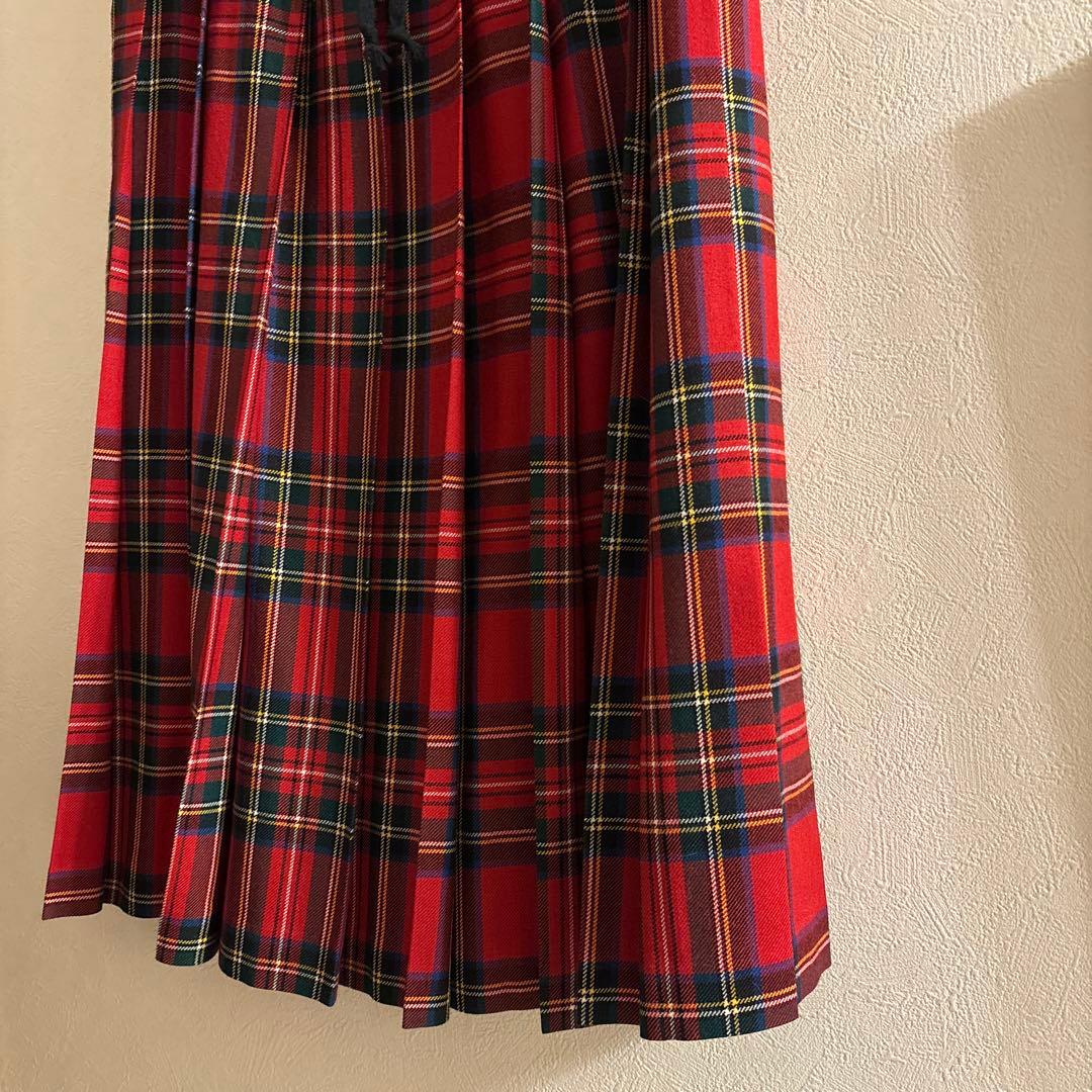 コムデギャルソンガール タータンチェックプリーツスカート - メルカリ