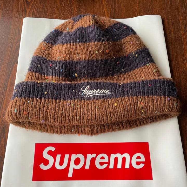 Supreme - Stripe Speckle Beanie 野村周平着用 - メルカリ