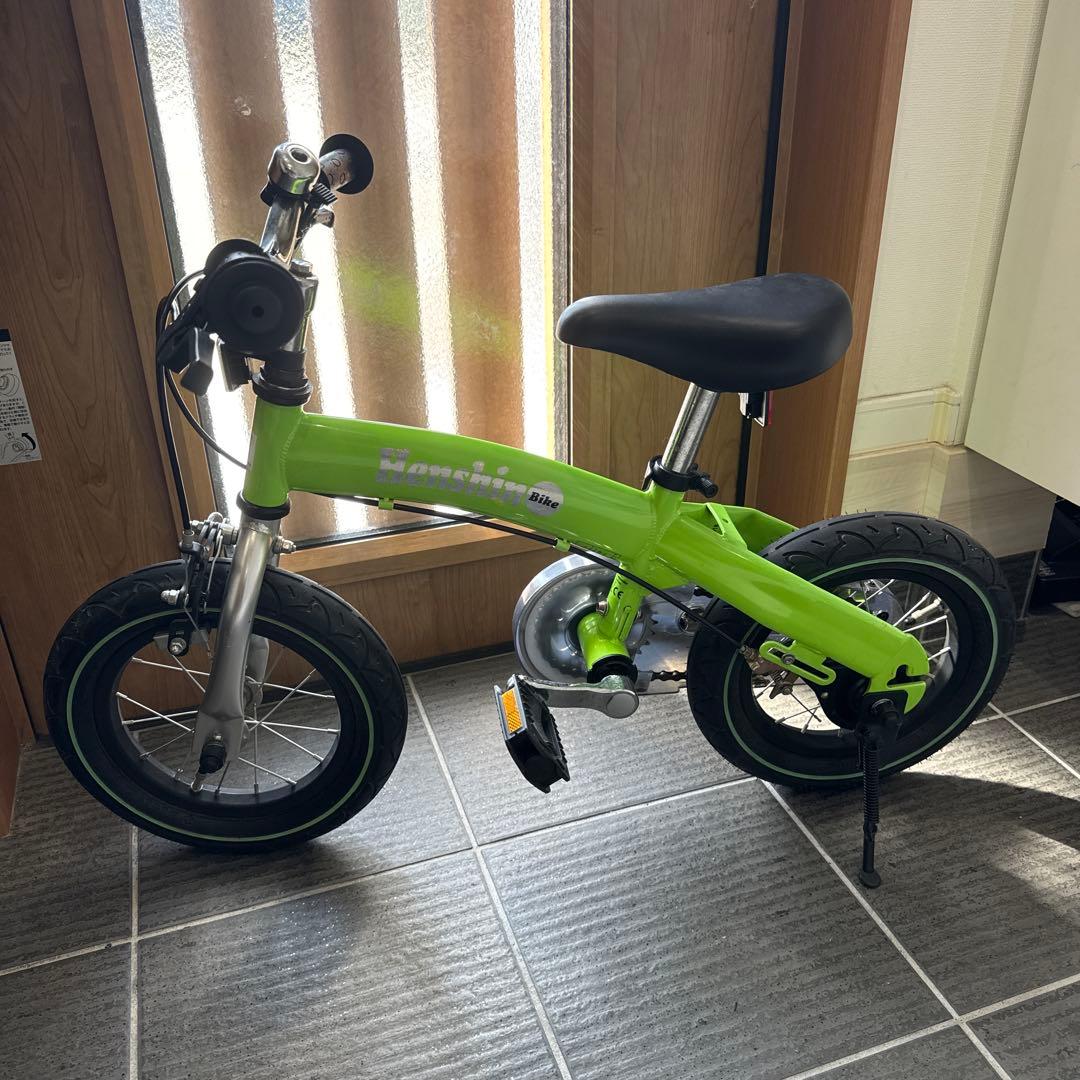 へんしんバイク　黄緑　３－６歳 へんしんバイク | 株式会社ビタミンiファクトリー